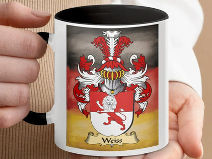 Weiss Family Crest Colorful Shield Design Mug product