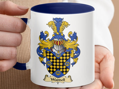 Clan Waddell Scottish Coat of Arms Mug - Living Stone Gifts