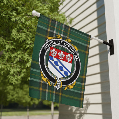 Custom House of O'Phelan Family Crest Flag