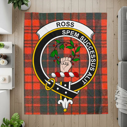 Spem Successus Ali Ross Tartan Plaid Blanket product type