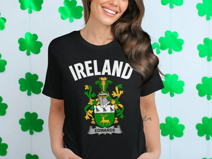 Ireland Edwards Custom Family Crest T-shirt product type