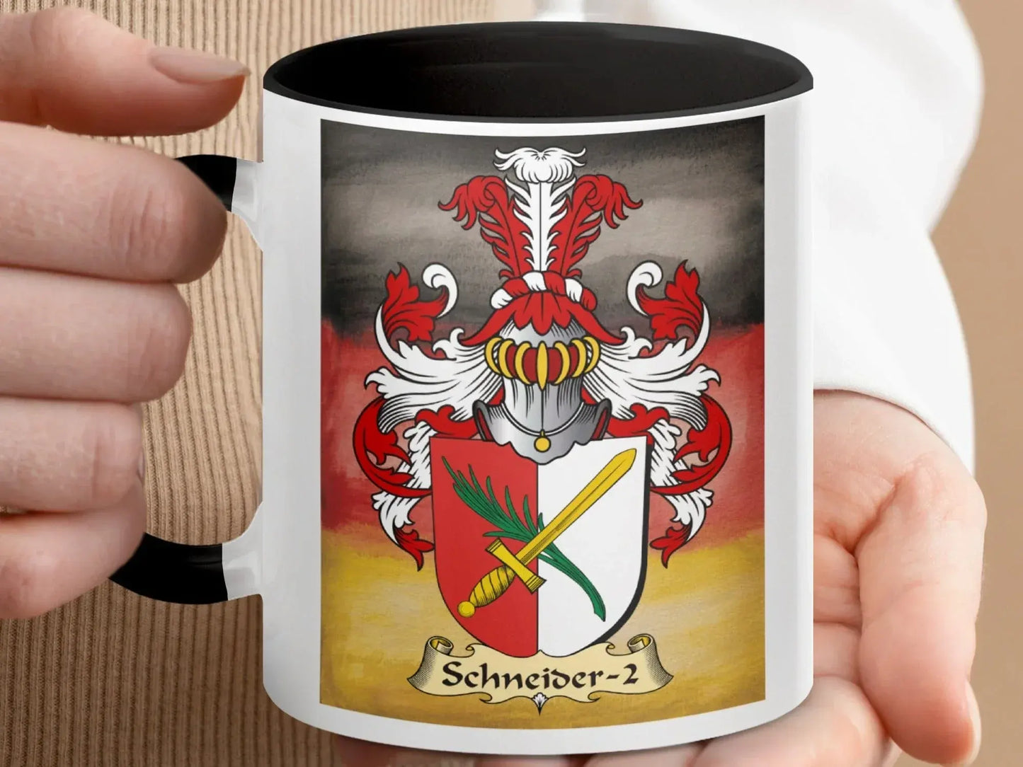 Schneider-2 Custom Family Crest Mug product type