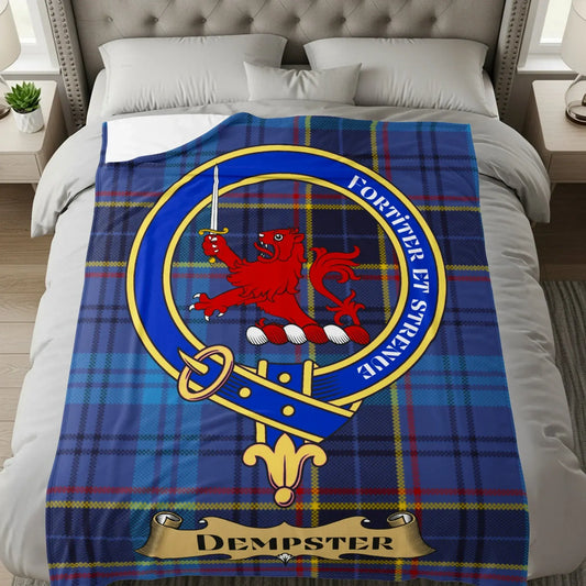 Fortiter Et Spero Dempster Tartan Blanket product