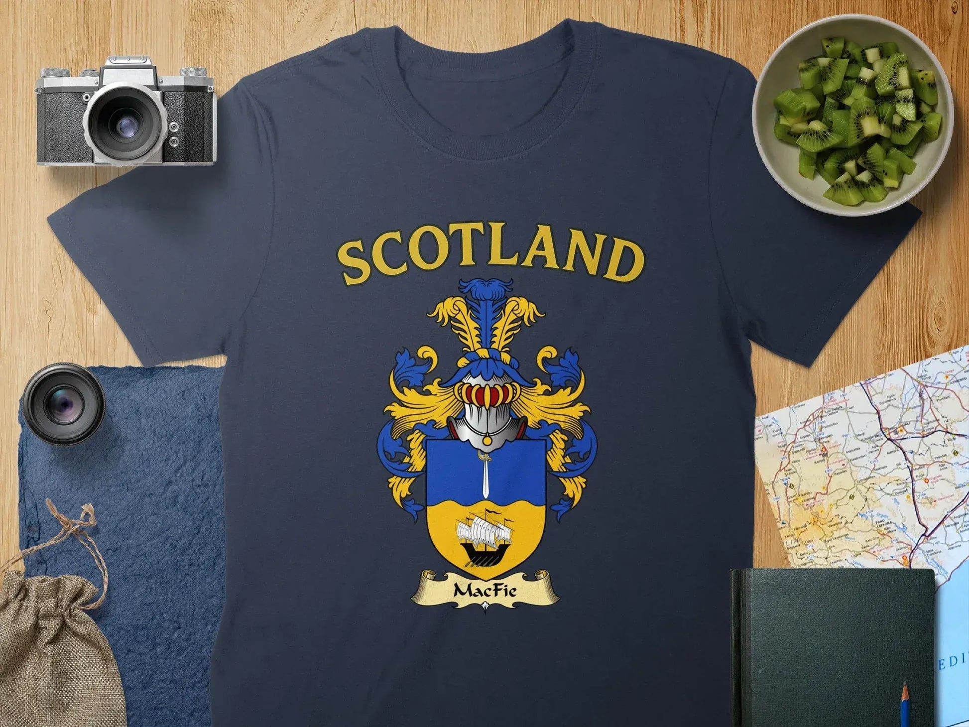 Scotland MacFie Family Crest T-shirt product