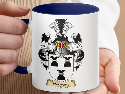 Clan Wawane Scottish Coat of Arms Mug - Living Stone Gifts