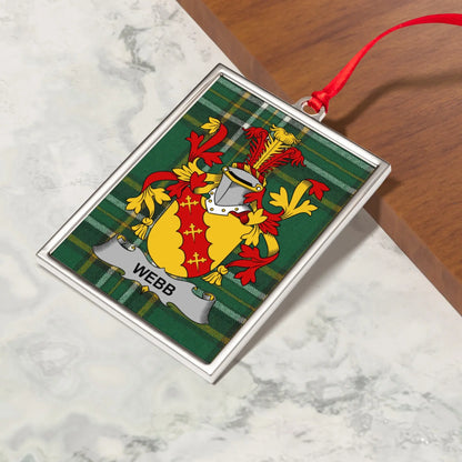 Heraldic Webb Coat of Arms Ornament product type