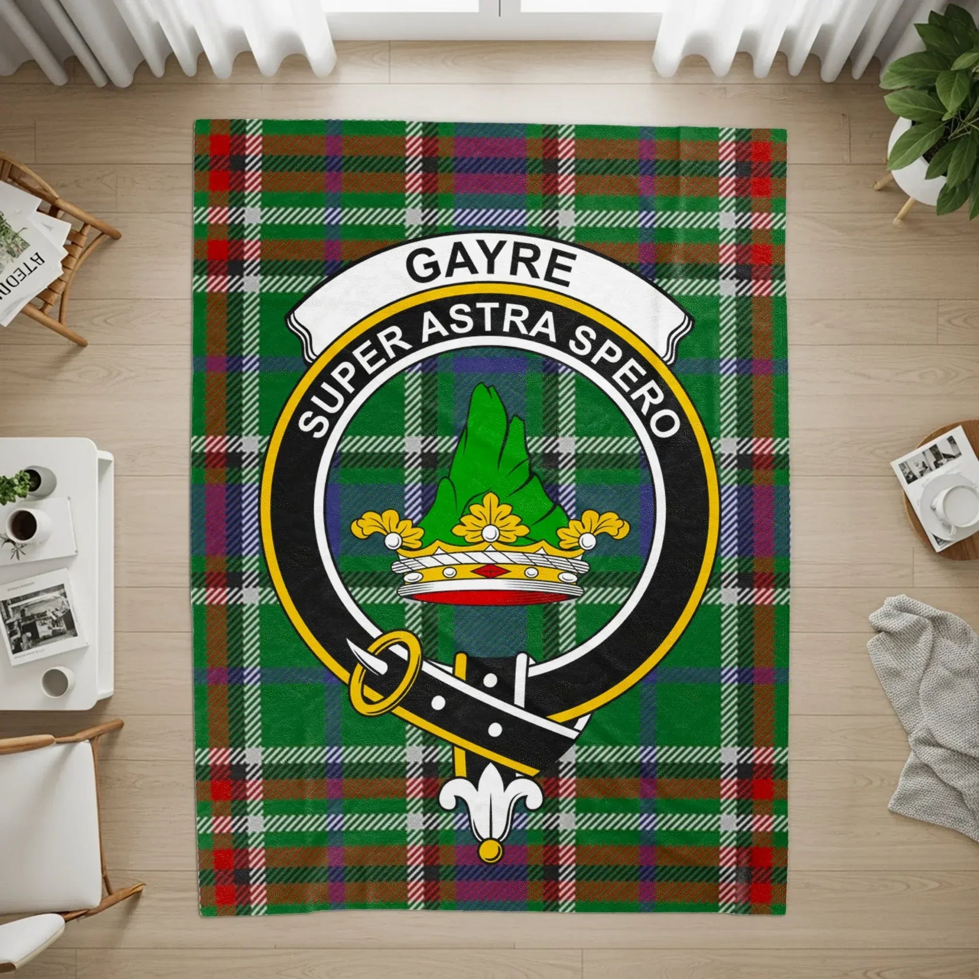 Gayre Super Astra Spero Crest Tartan Rug product