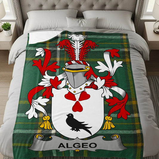 Algeo Heraldic Crest Tartan Blanket product