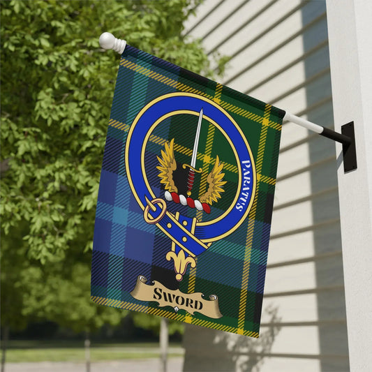 Scottish Clan Crest Sword House Flag product