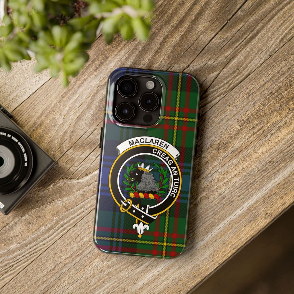 Maclaren Clan Scottish Tartan Cell Phone Case - Celtic Ancestry Gifts