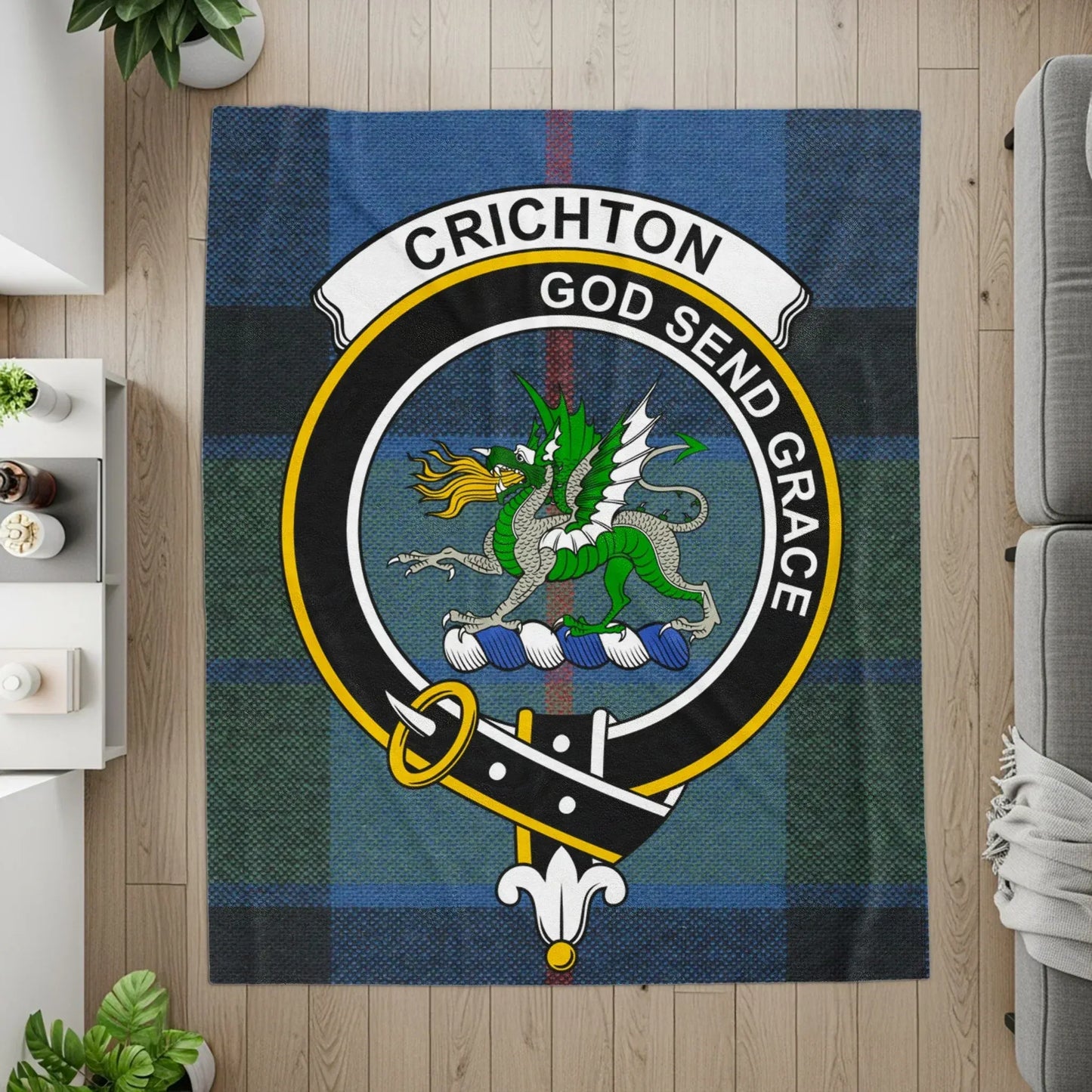 Crichton God Send Grace Dragon Design Blanket product