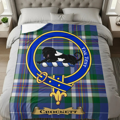Crockett Tartan Print Blanket Warm Cozy Product