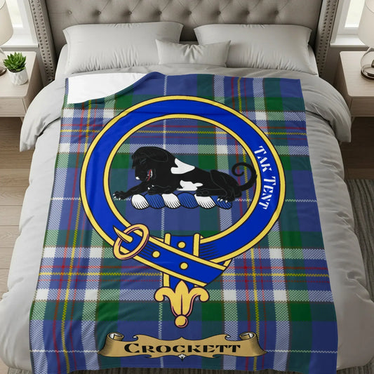 Crockett Tartan Print Blanket Warm Cozy Product
