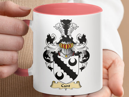 Cant Scottish Coat of Arms Accent Coffee Mug - Living Stone Gifts