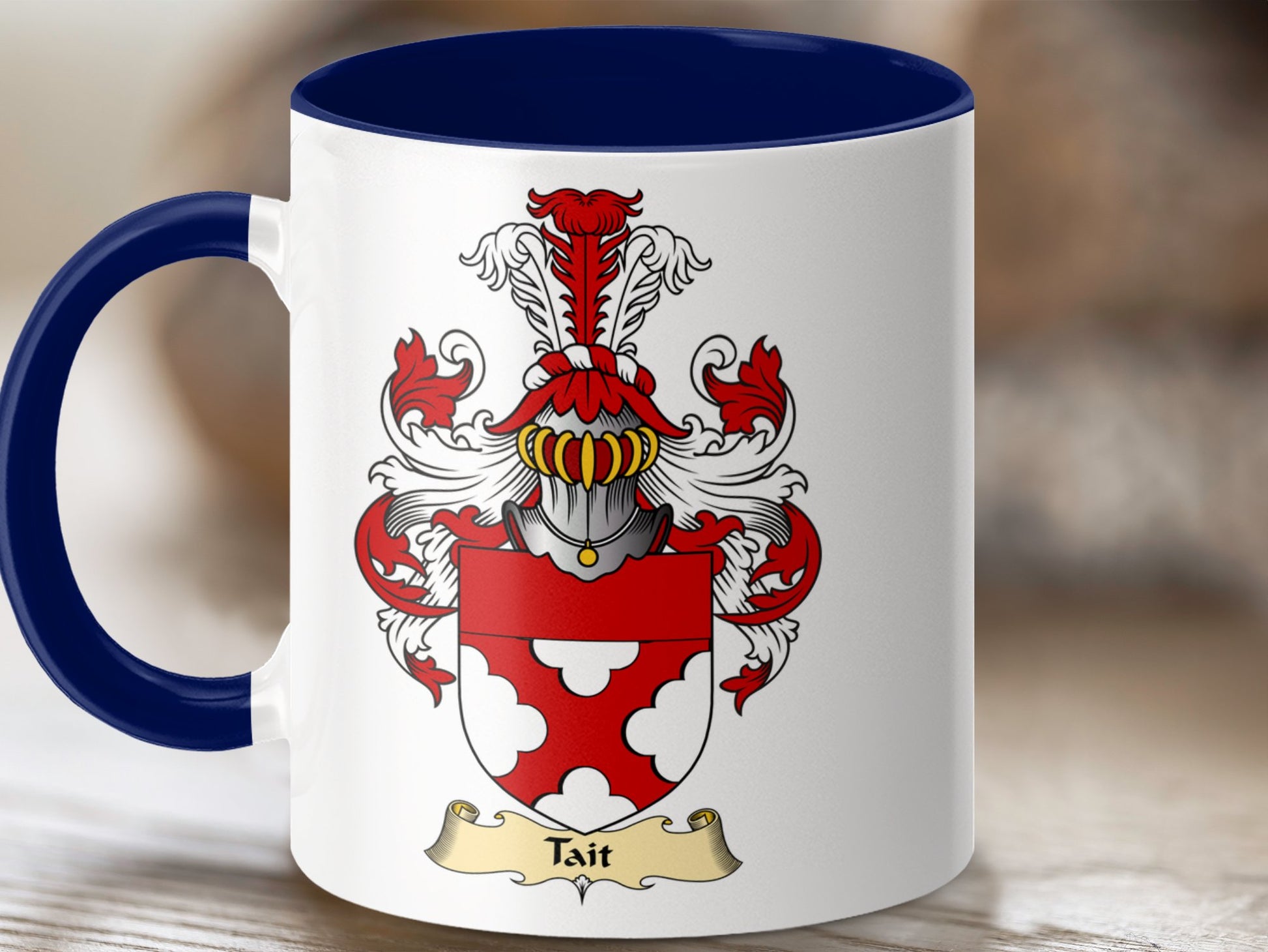 Clan Tait Scottish Coat of Arms Mug - Living Stone Gifts