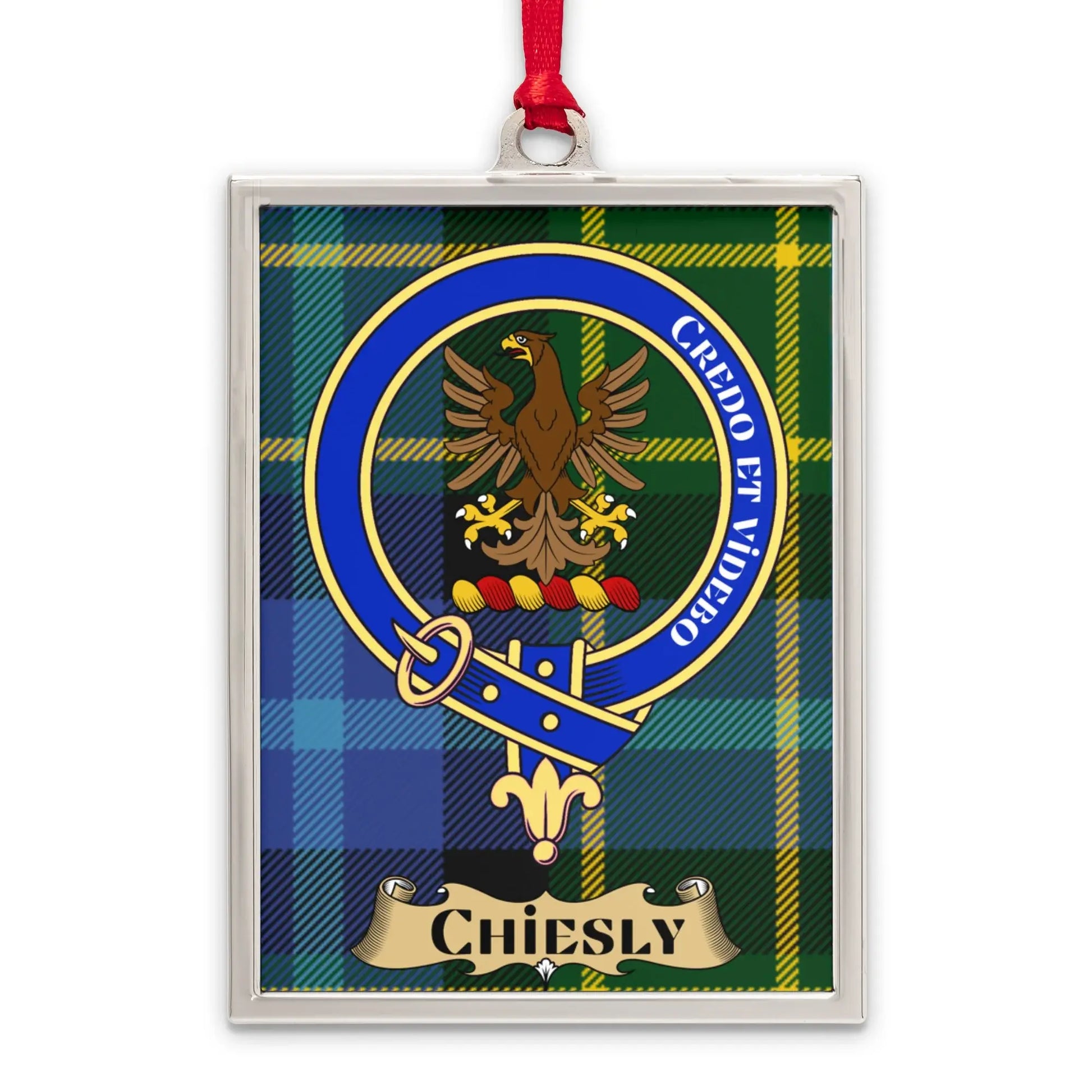 Crede Et Videro Chiesly Clan Tartan Plaid product