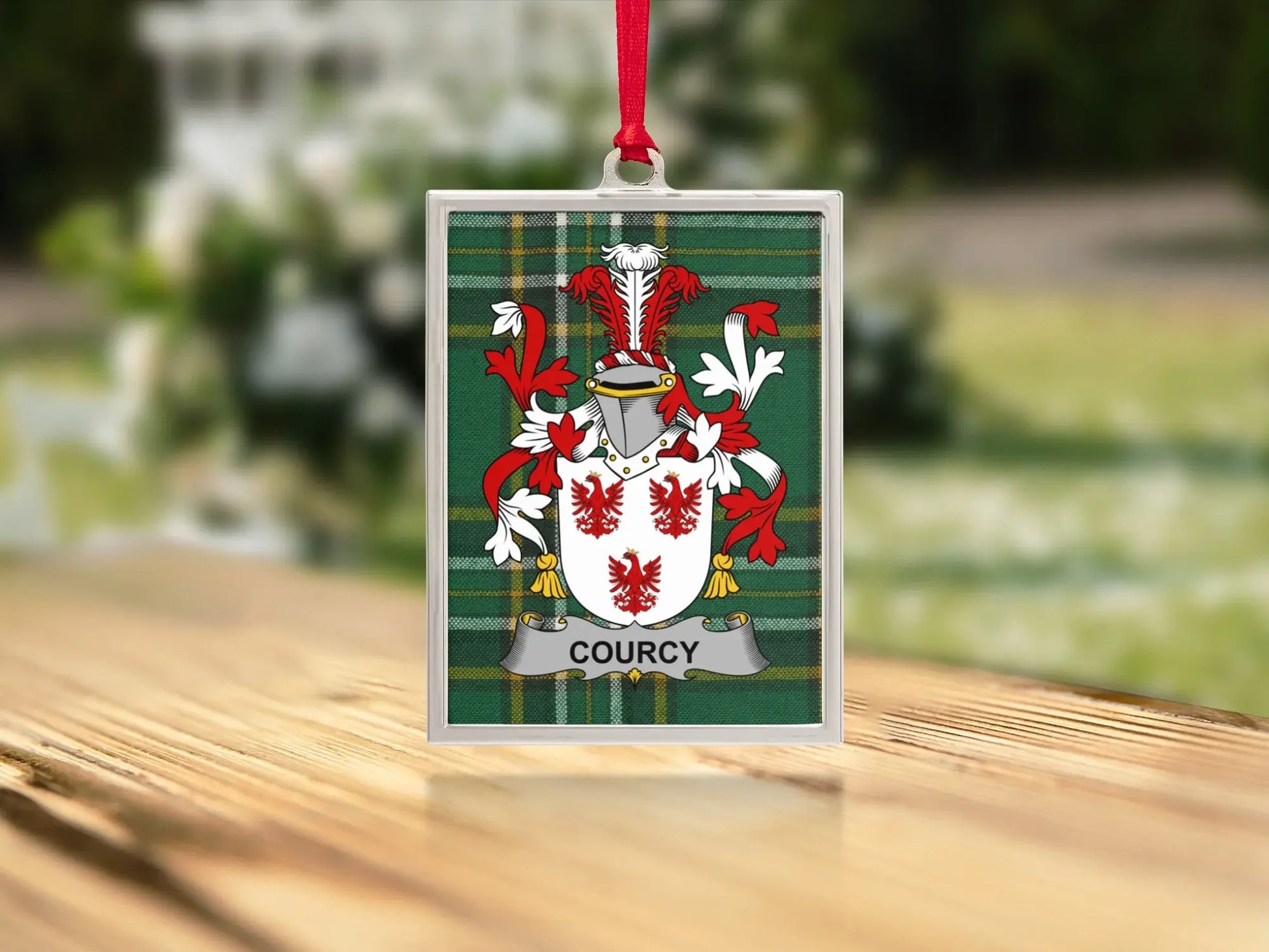 Personalized Family Crest Ornament Decorative product