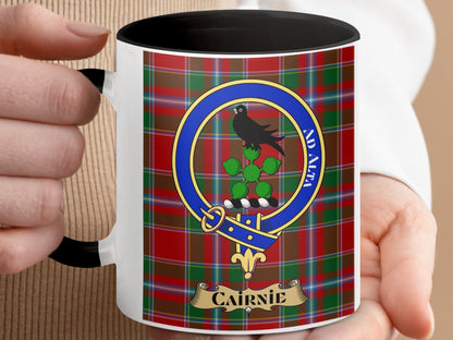 Clan Cairnie Scottish Tartan Crest Mug - Living Stone Gifts