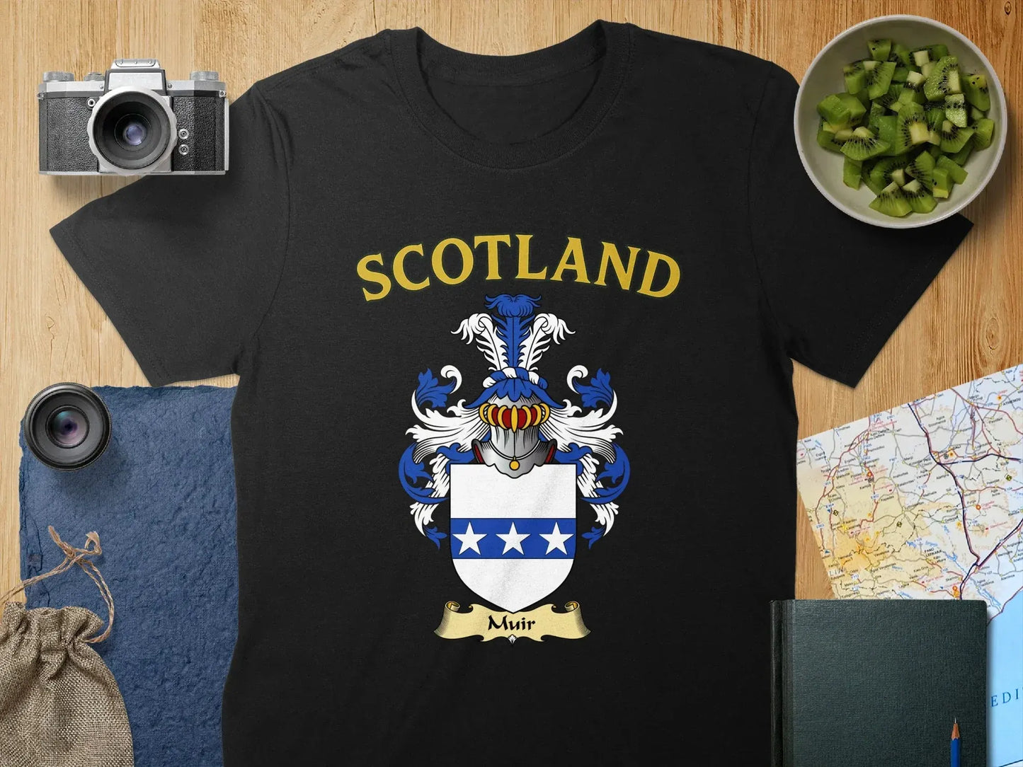 Scotland Crest Muir Family Heritage T-shirt product
