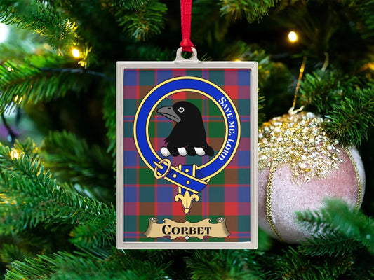 Corbet Family Crest Christmas Hanging product