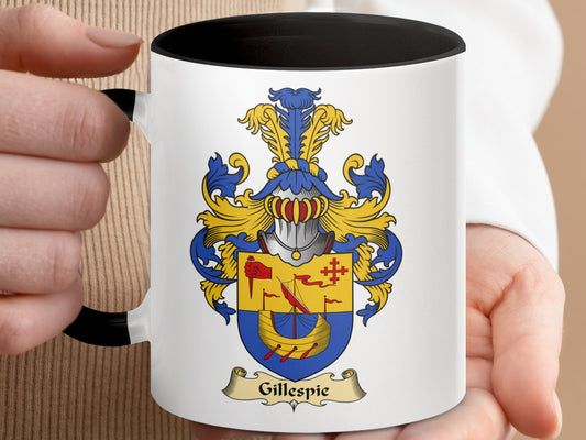 Gillespie Clan Coat of Arms Emblem Decorative Mug - Living Stone Gifts