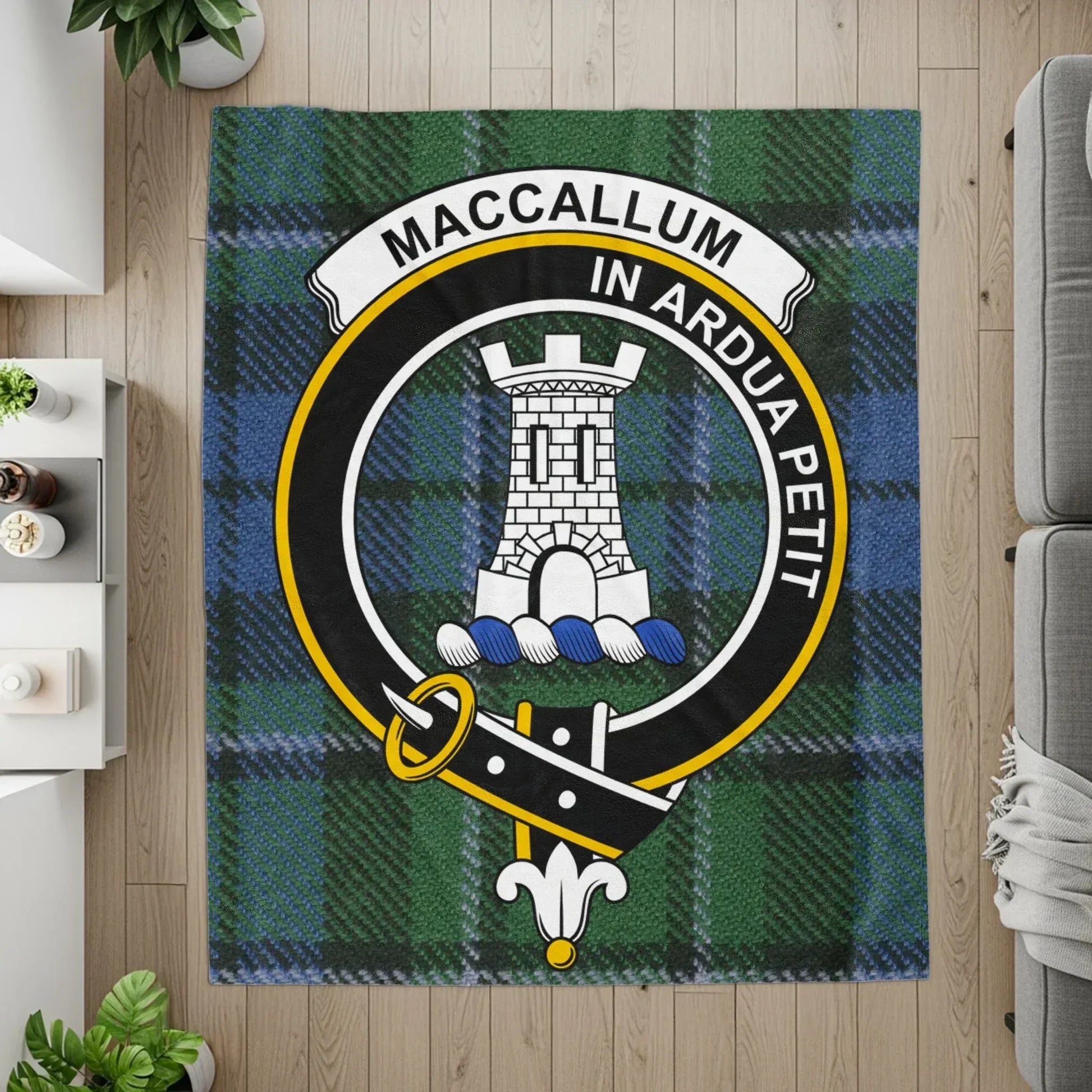 MacCallum In Ardua Petit Plaid Throw Blanket product