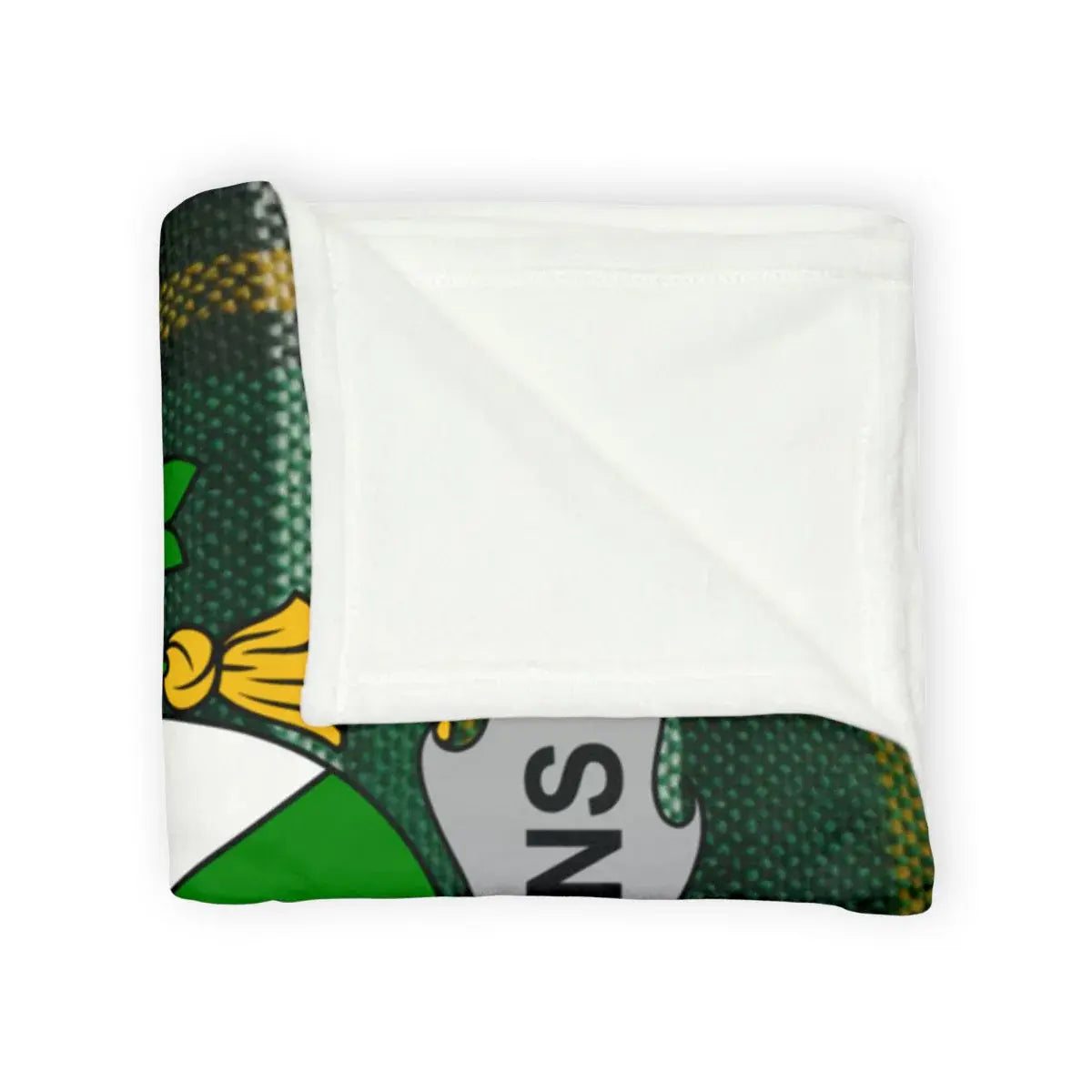 Comfortable Decorative Green Yellow Black Blanket product