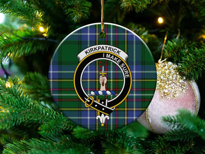 Kirkpatrick I Make Sure Plaid Design Ornament product type