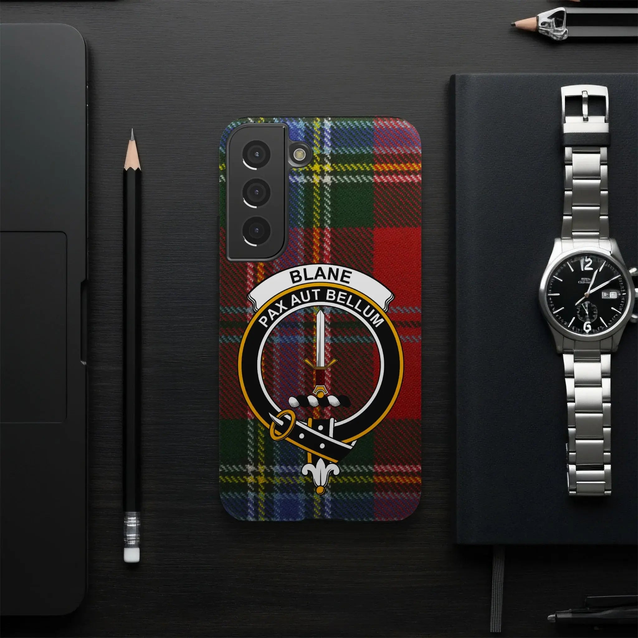 Pax Aut Bellum Blane Tartan Plaid Smartphone Case