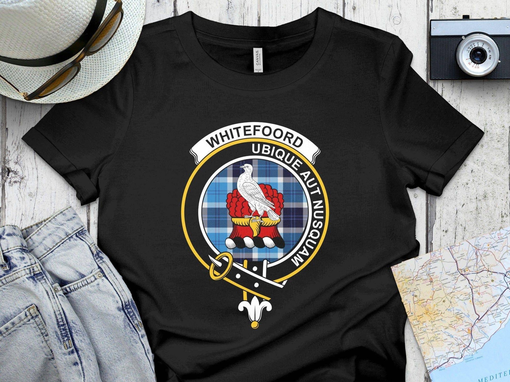Whitefoord Ubique Aut Nusquam Crest T-shirt product