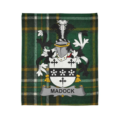 Madock Family Crest Decorative Blanket product