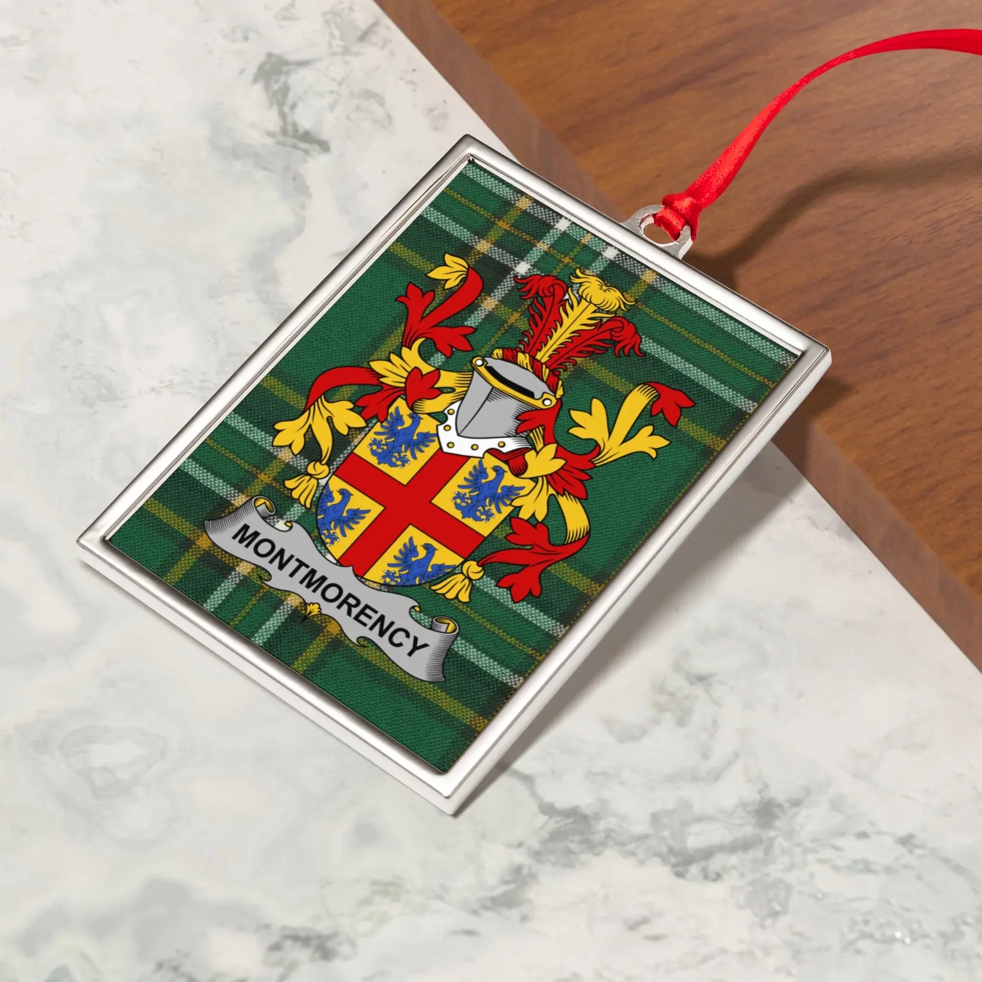 Personalized Montmorency Family Crest Ornament product