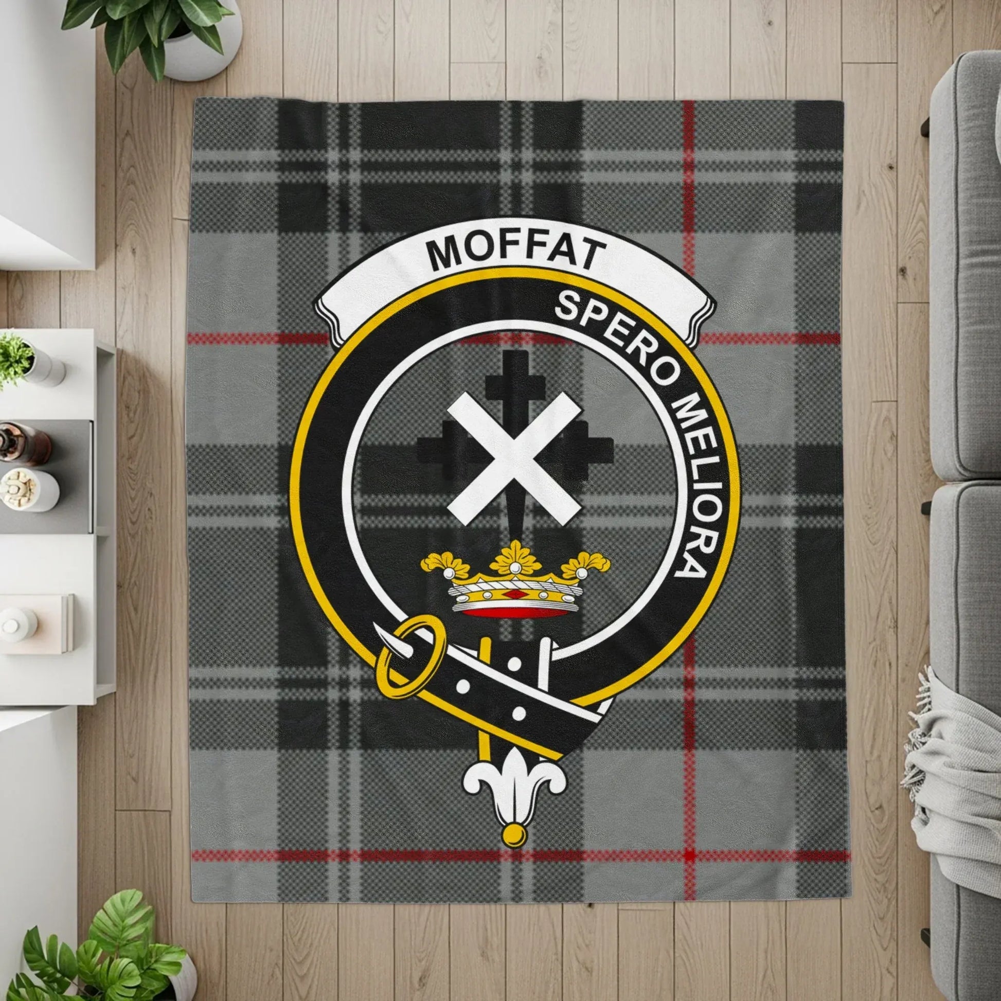 Moffat Tartan Blanket Plaid Design Perfect Product