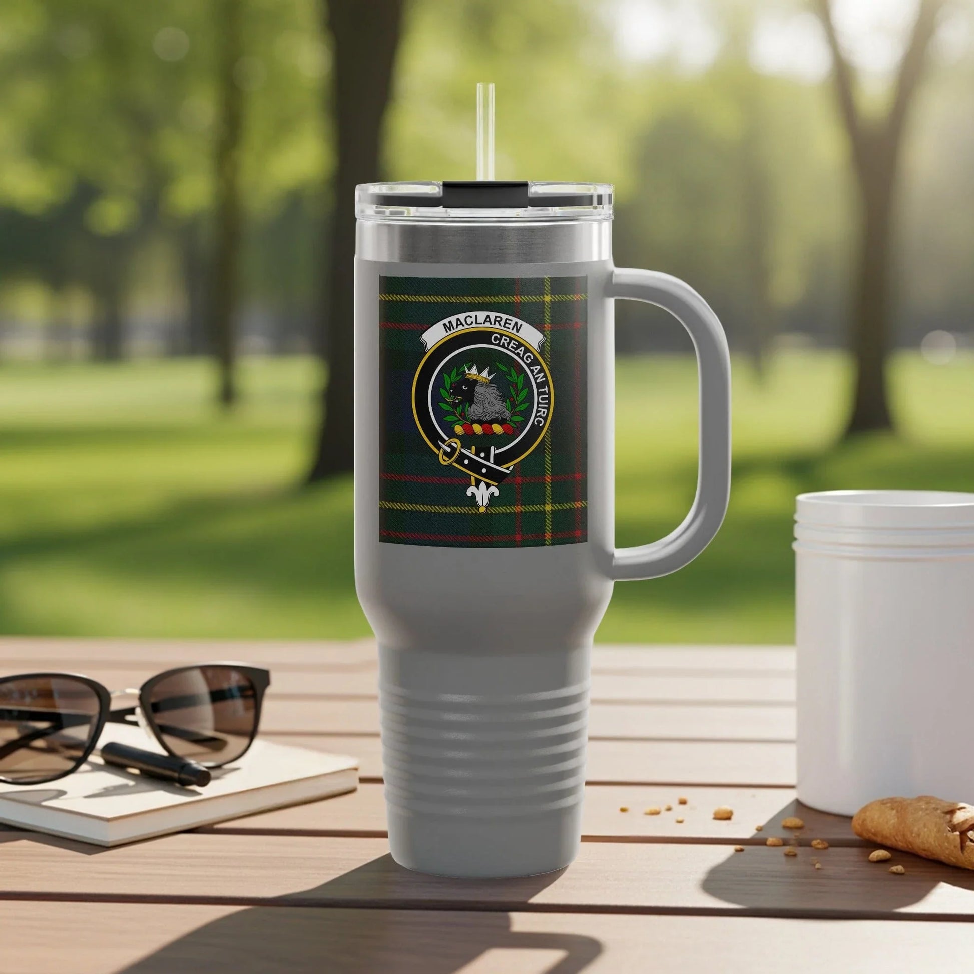 Highland Clan Tartan Insulated Travel Mug product