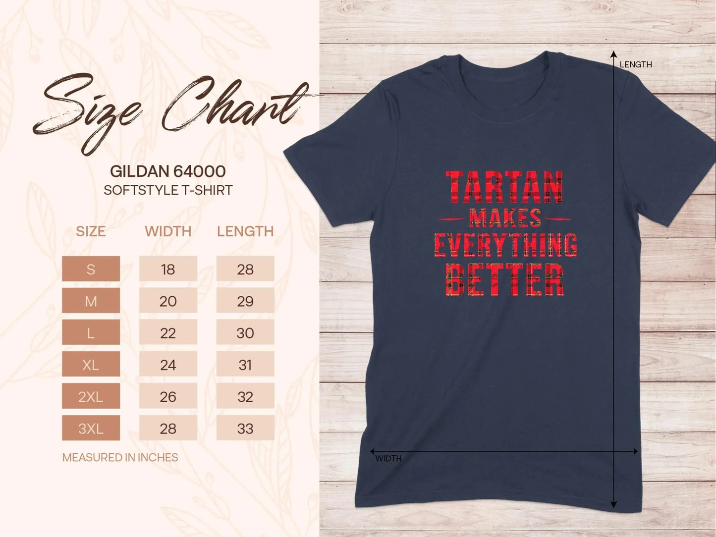 Tartan Makes Everything Better T-Shirt product