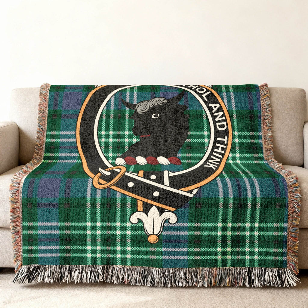 Clan Crest Plaid Design Throw Blanket product