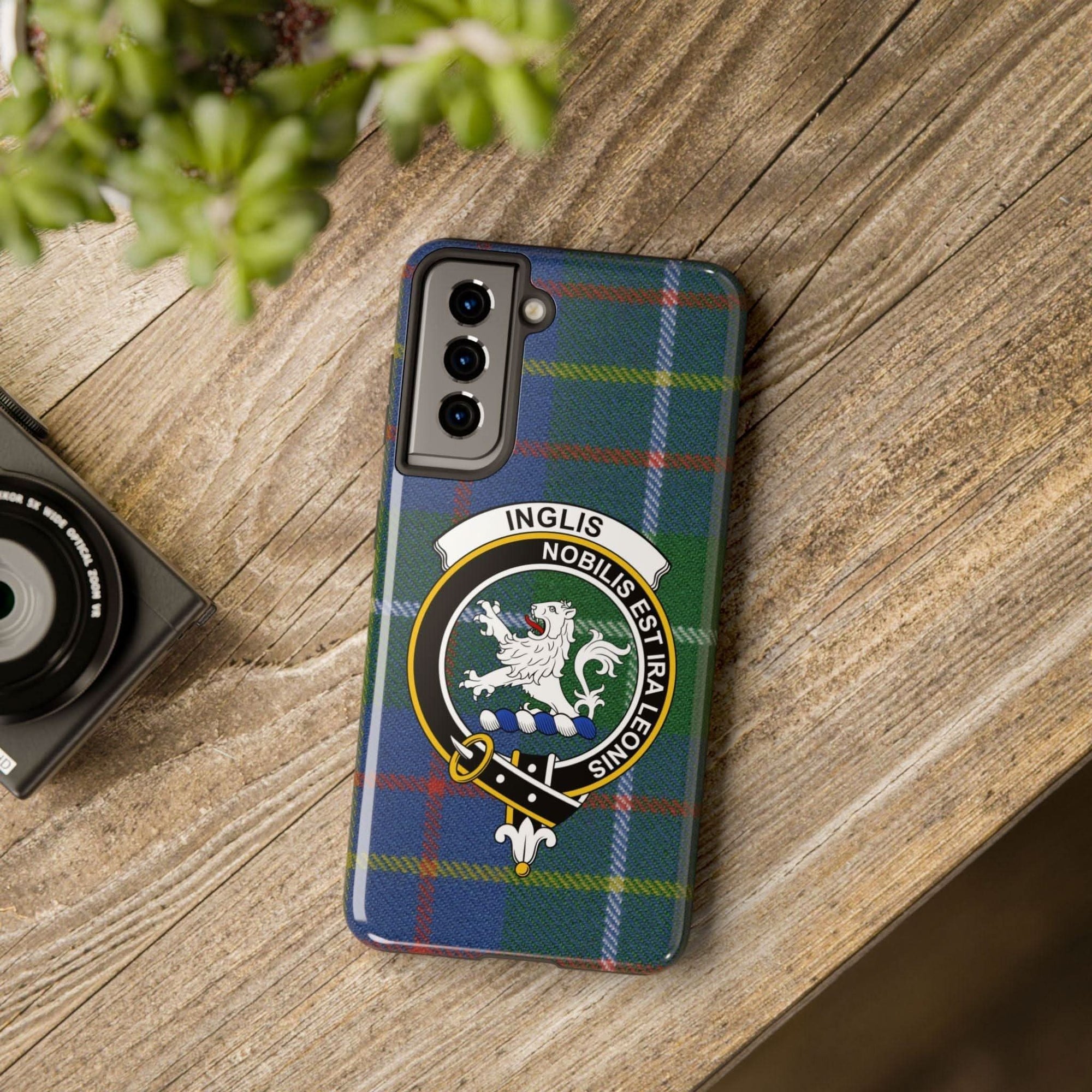Inglis Clan Scottish Tartan Cell Phone Case - Celtic Ancestry Gifts