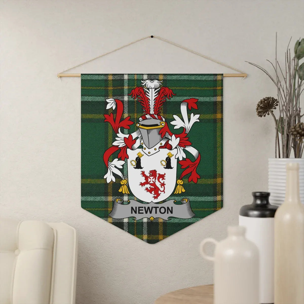 Newton Coat of Arms Family Crest Home Decor product