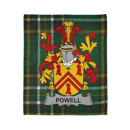 Powell Family Crest Tartan Blanket product type