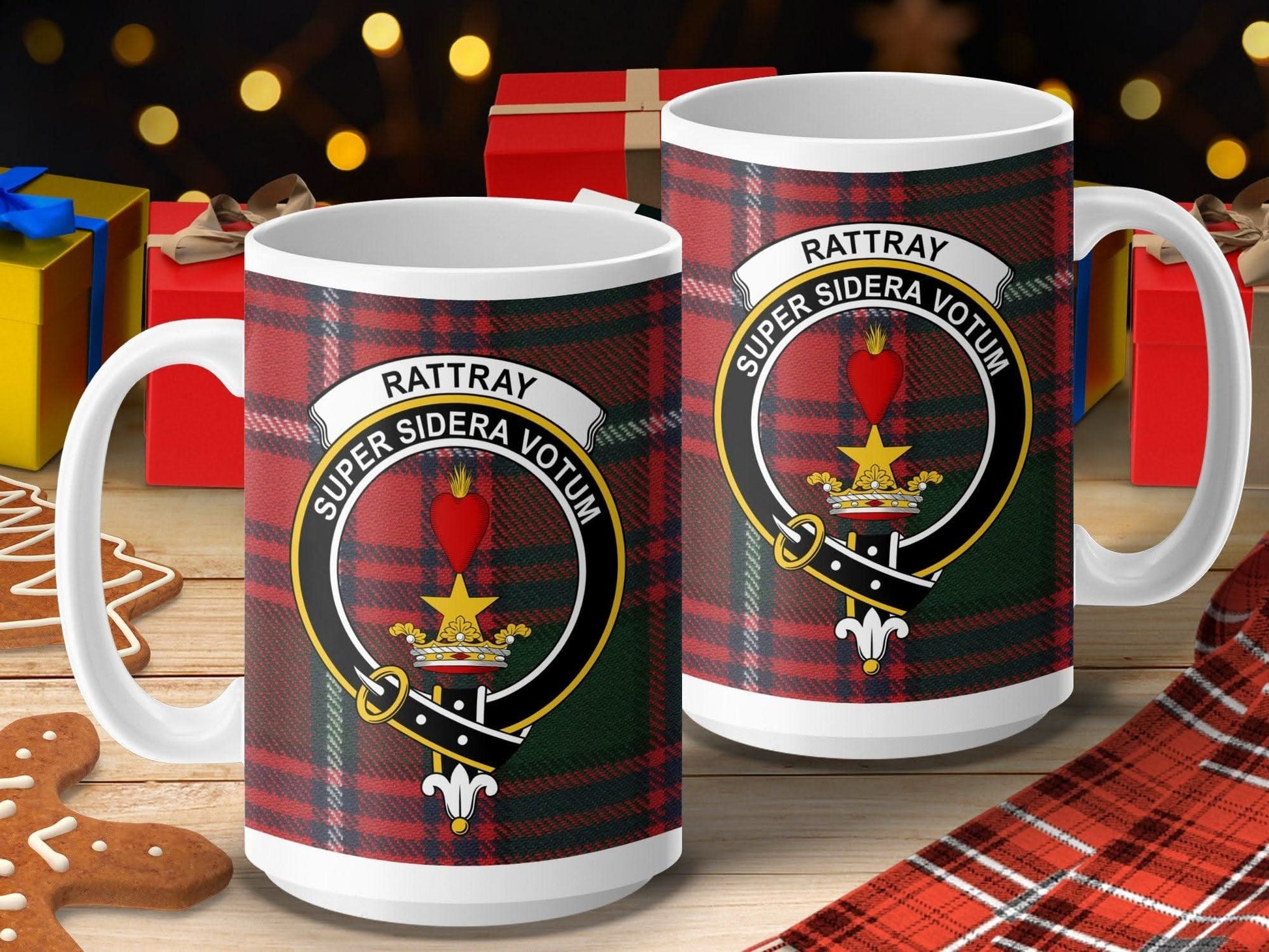 Tartan Pattern Clan Crest Mug Gift for Coffee Lovers product