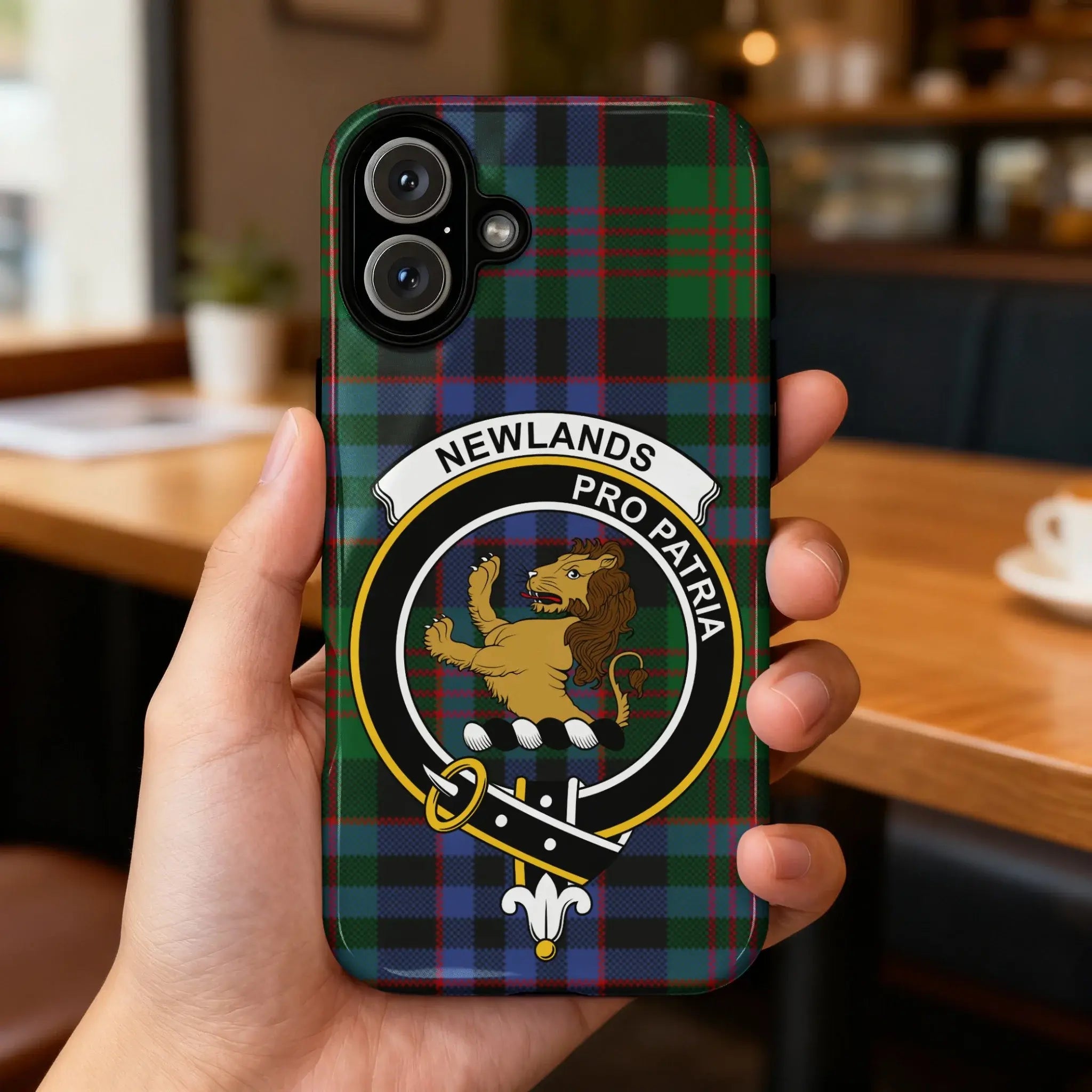 Newlands Pro Patria Crest Design Phone Case