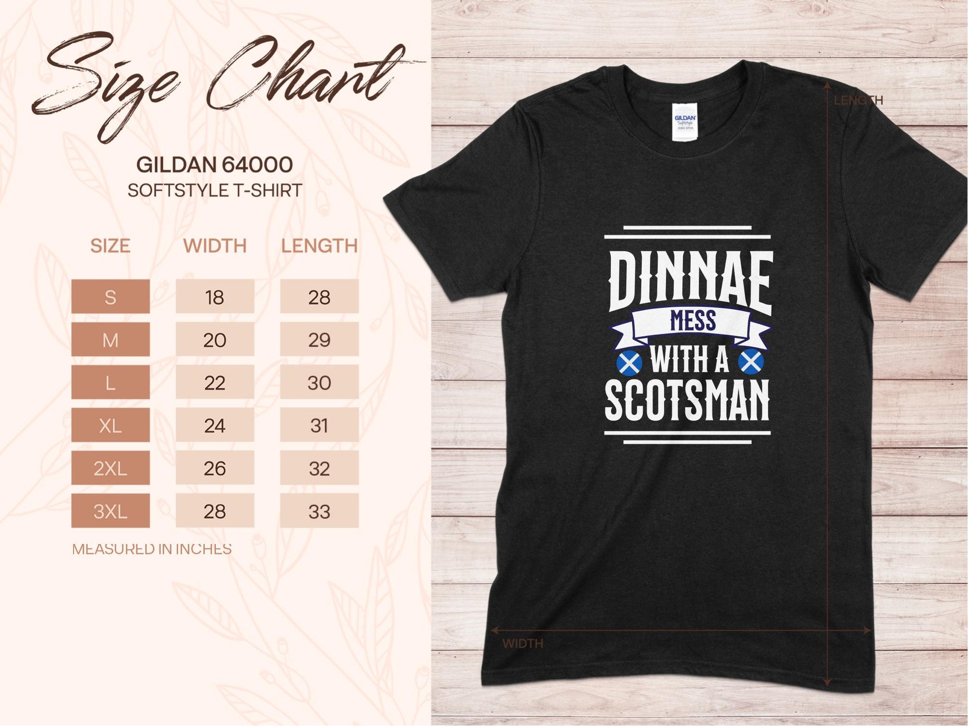 Dinnae Mess With A Scotsman T-Shirt - Living Stone Gifts