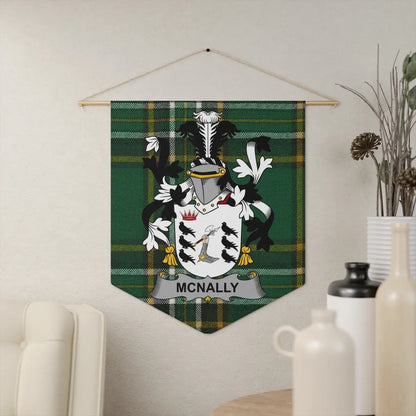 McNally Family Crest Plaid Wall Hanging product type