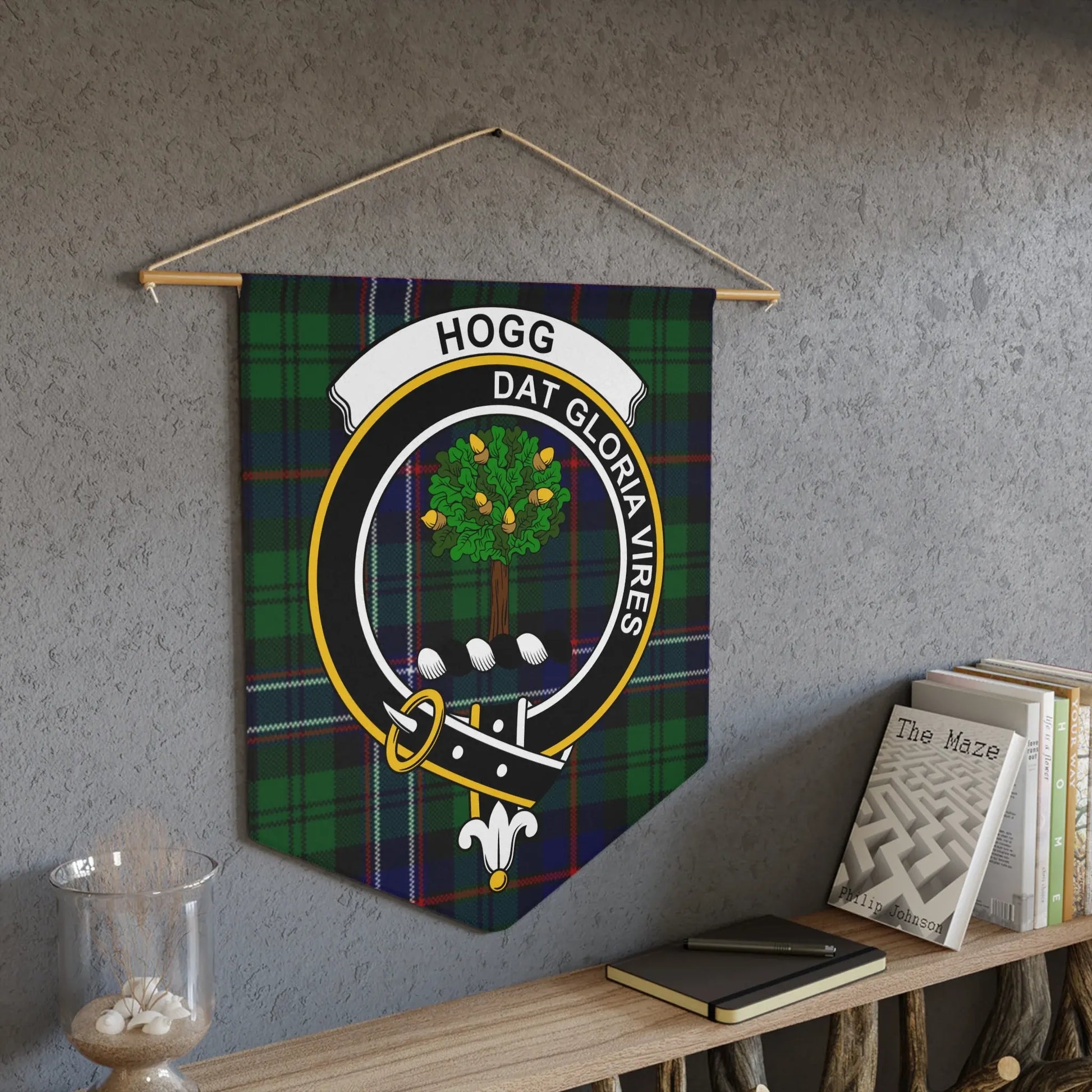 Personalized Hogg Crest Wall Banner Decorative product type