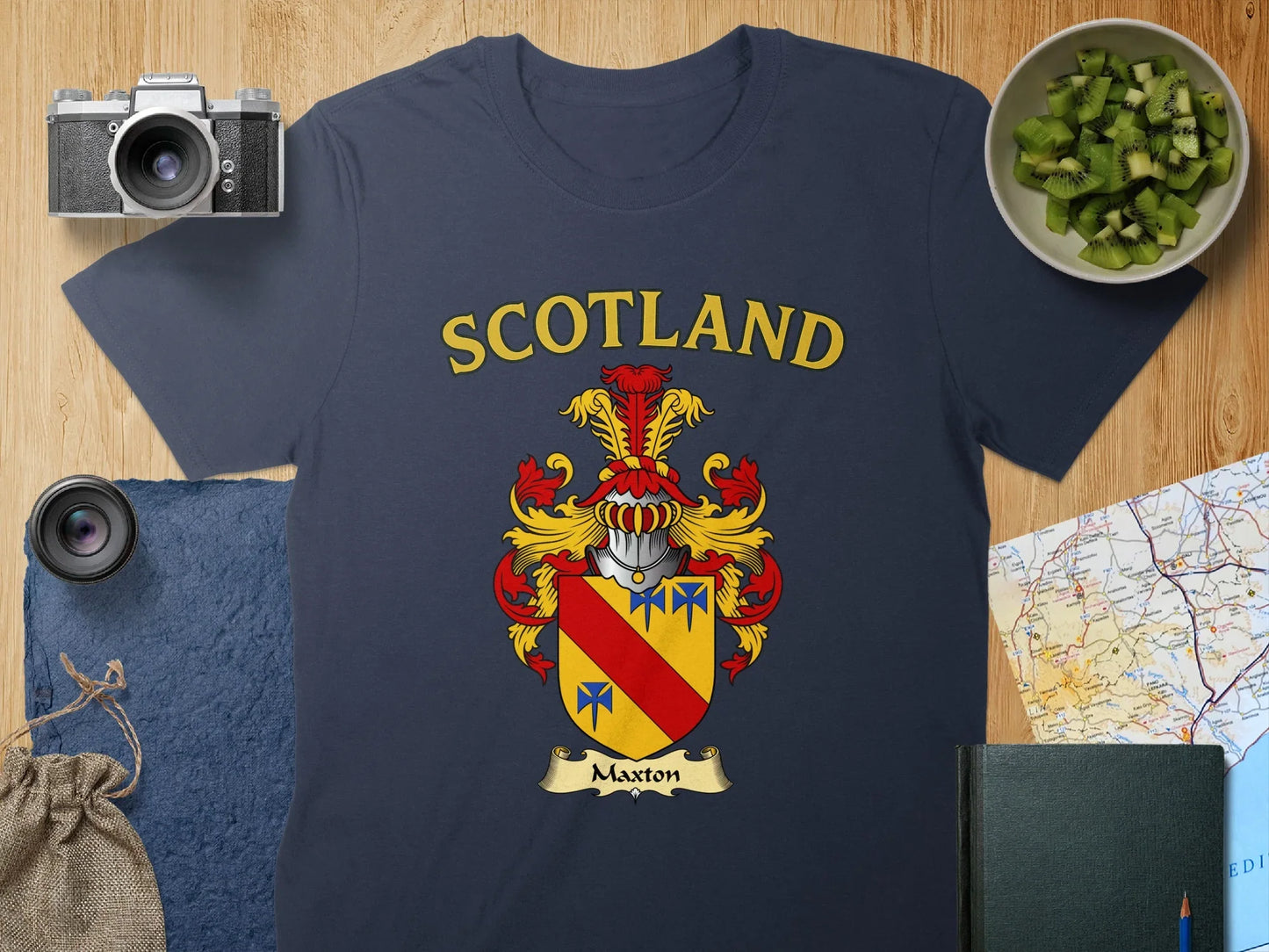 Scotland Maxton Family Crest Graphic T-shirt product