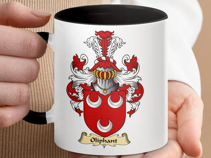 Scottish Clan Oliphant Surname Coat of Arms Mug - Living Stone Gifts