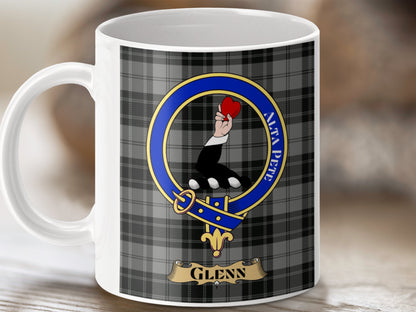 Clan Macneil Scottish Tartan Crest Mug - Living Stone Gifts