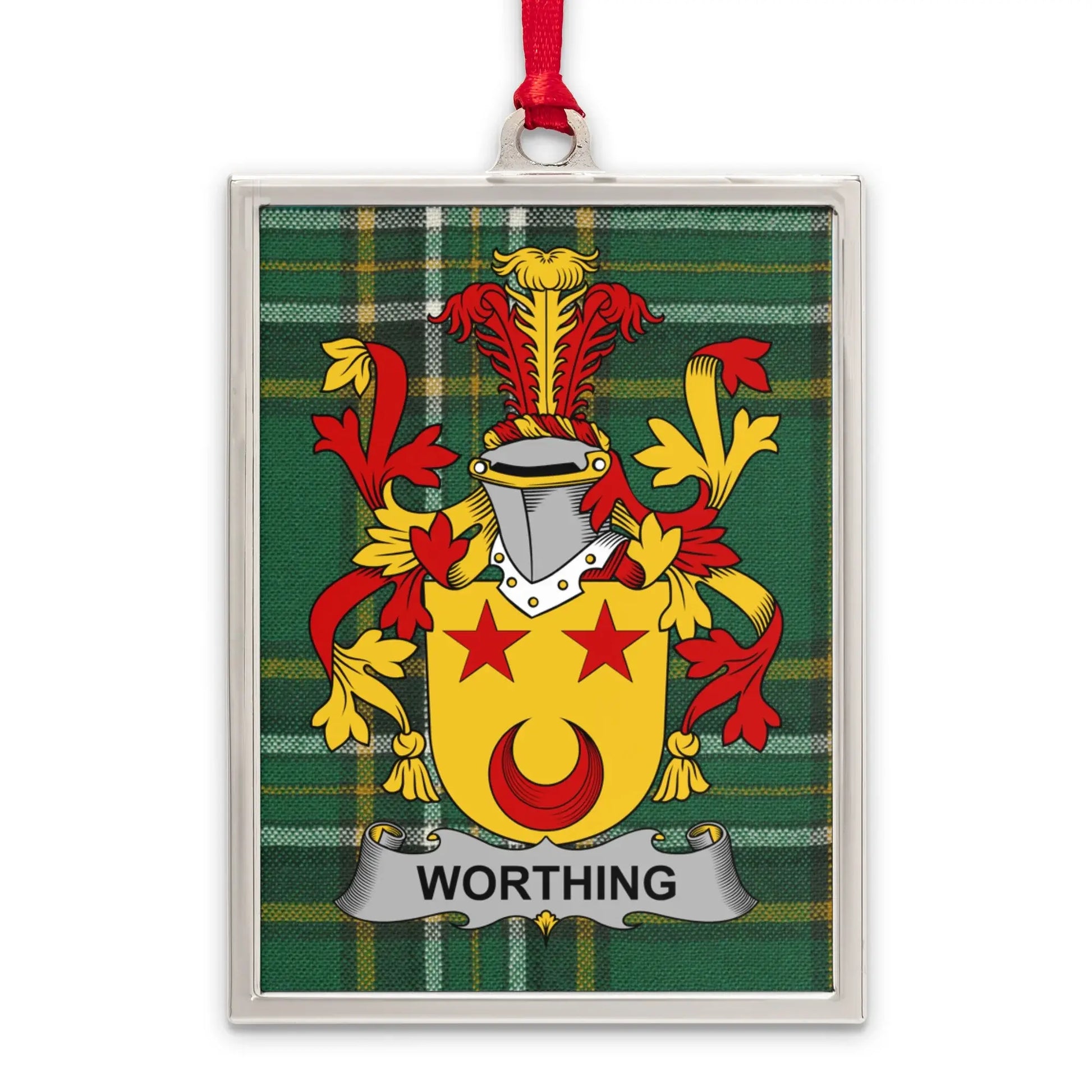 Worthing Family Crest Hanging Ornament product type