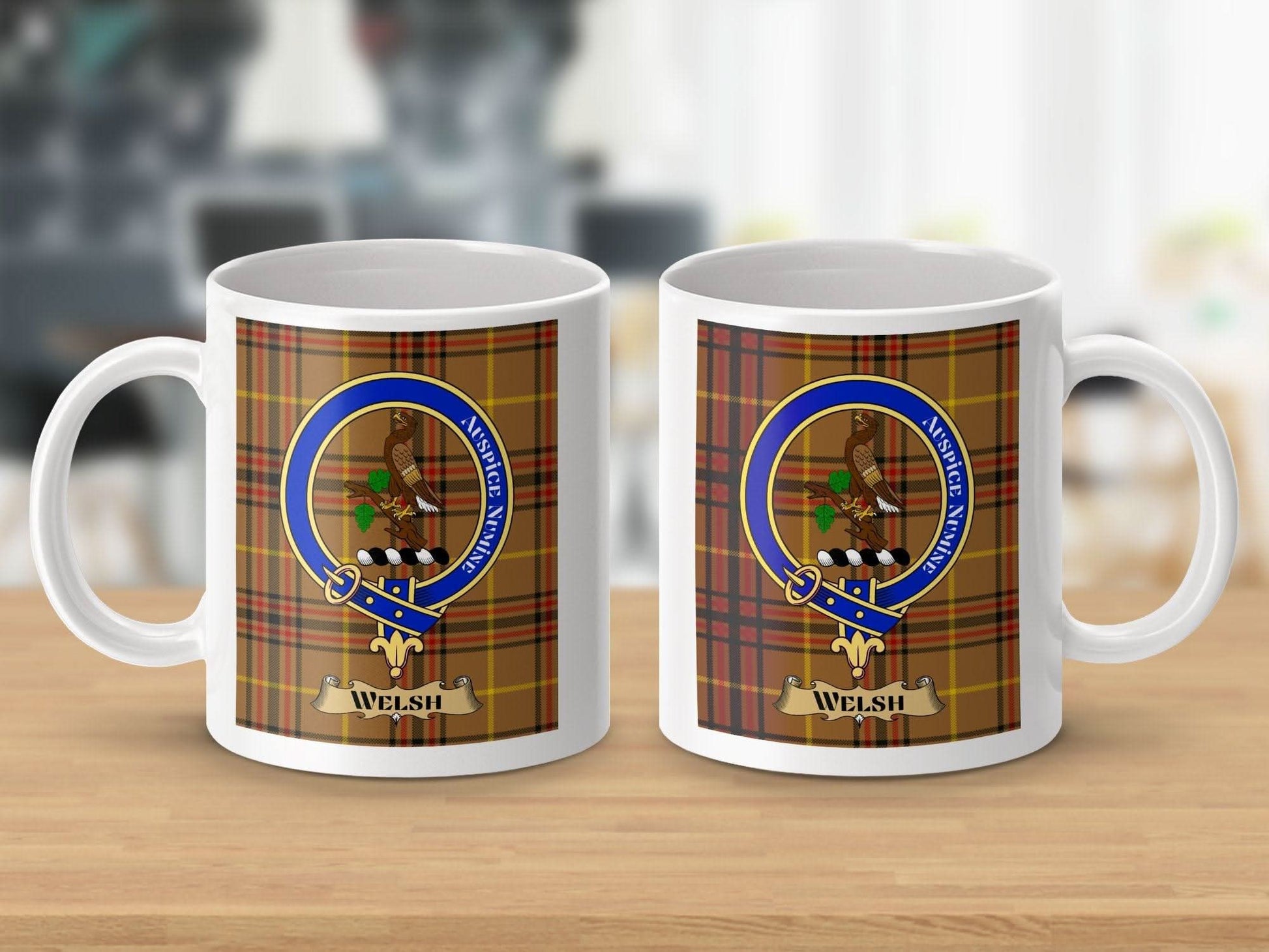 Welsh Family Crest Tartan Beverage Mug product type