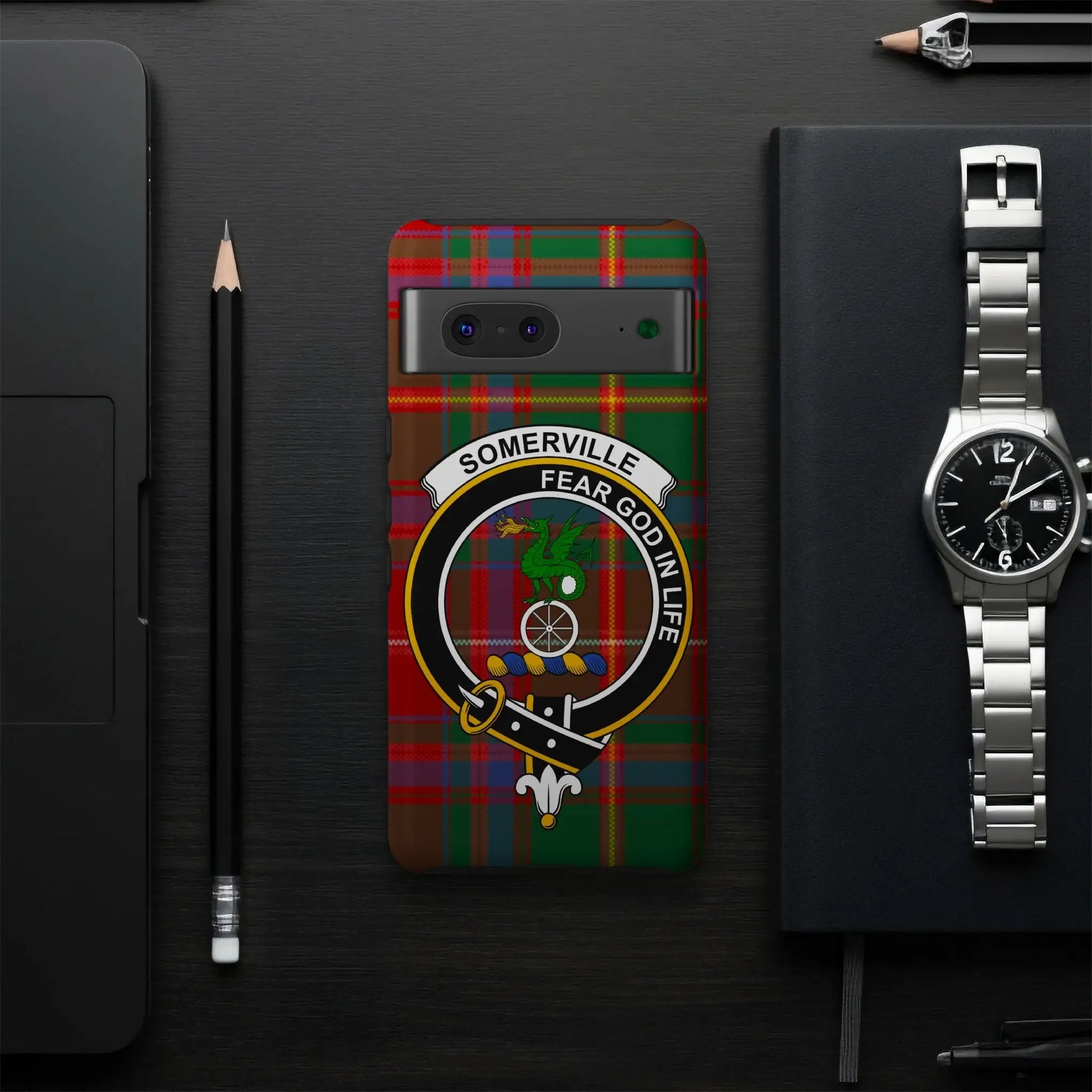 Somerville Fear God in Life Plaid Phone Case